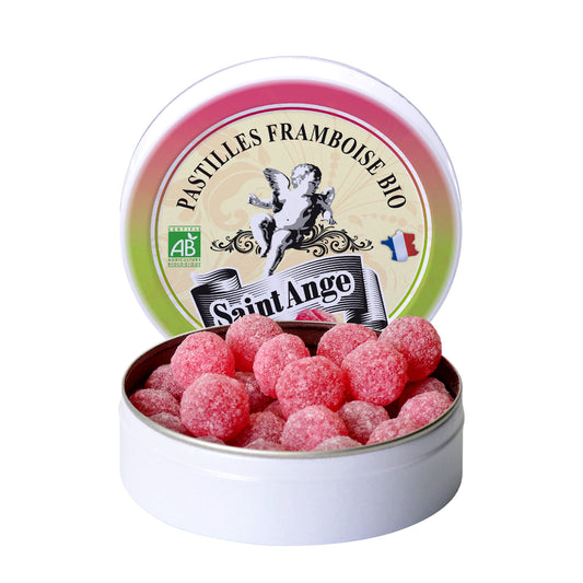 Pastilles Saint-Ange – Framboise certifiée BIO