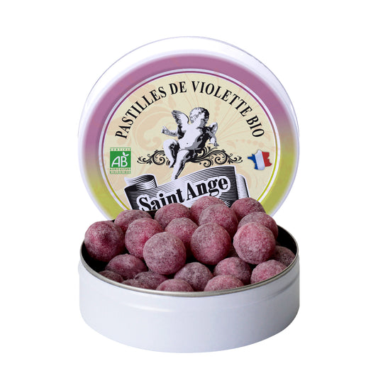 Pastilles Saint-Ange – Violette certifiée BIO