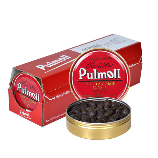 Pulmoll classique Rétro | Pastilles Pulmoll Depuis 1946 - Barquette de 10 boîtes