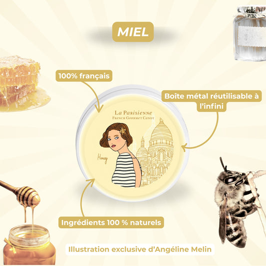 Pastilles Miel – Édition Limitée La Parisienne x Angéline Melin