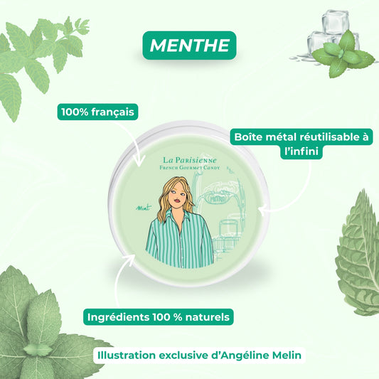 Pastilles Menthe – Édition Limitée La Parisienne x Angéline Melin