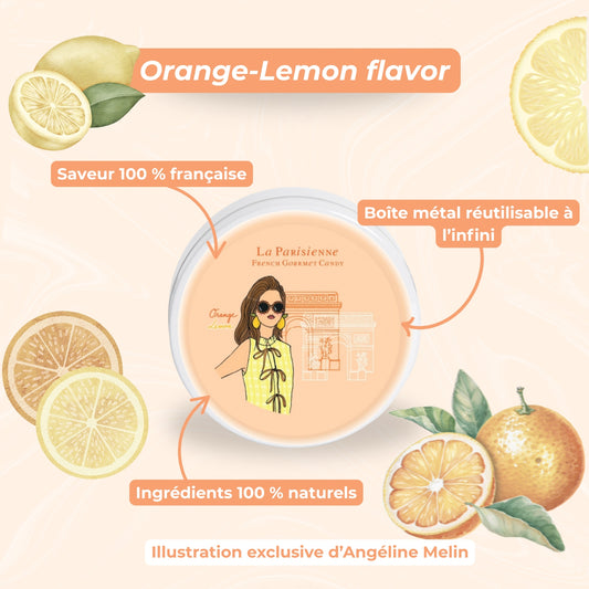 Pastilles Orange-Citron – Édition Limitée La Parisienne x Angéline Melin