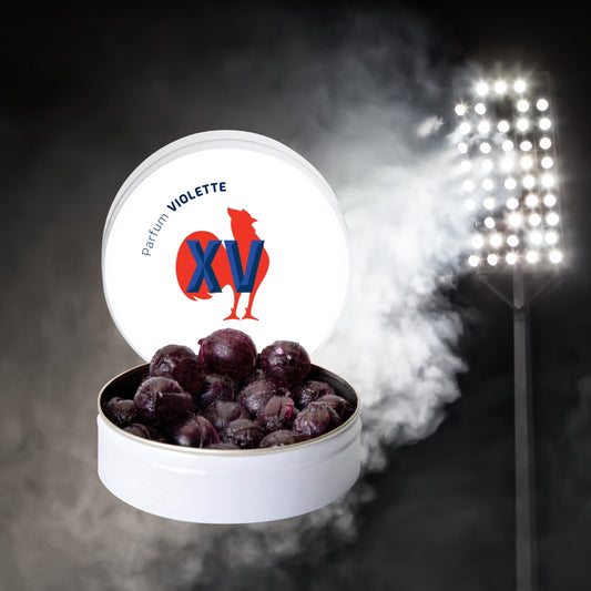 Bonbon Artisanaux | Violette | 50 g | XV de France | France Rugby