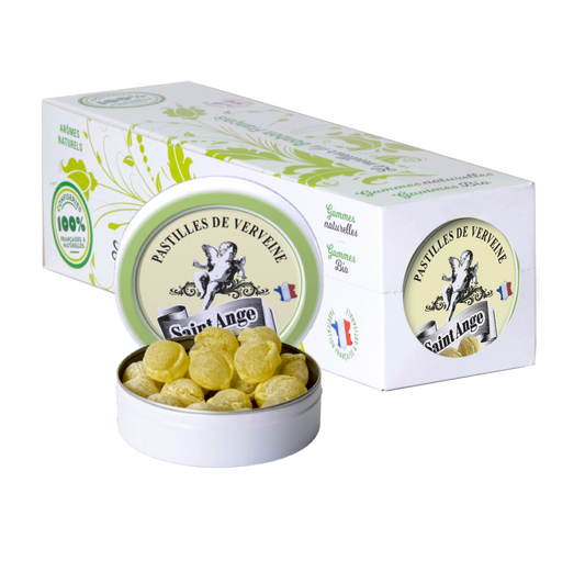 Pastilles Saint-Ange – Verveine - Barquette de 10 boîtes