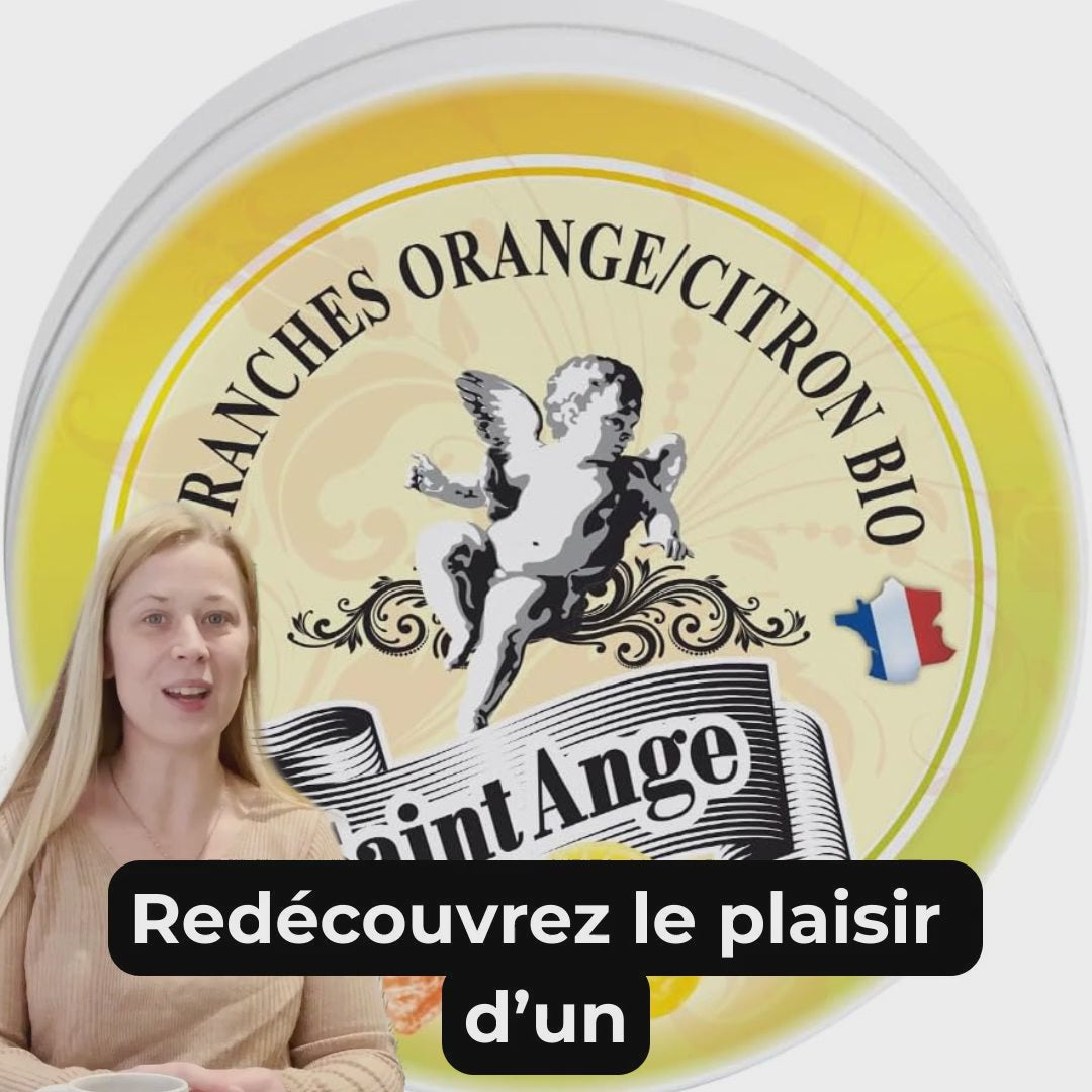 Pastilles Saint-Ange – Orange Citron certifiée BIO